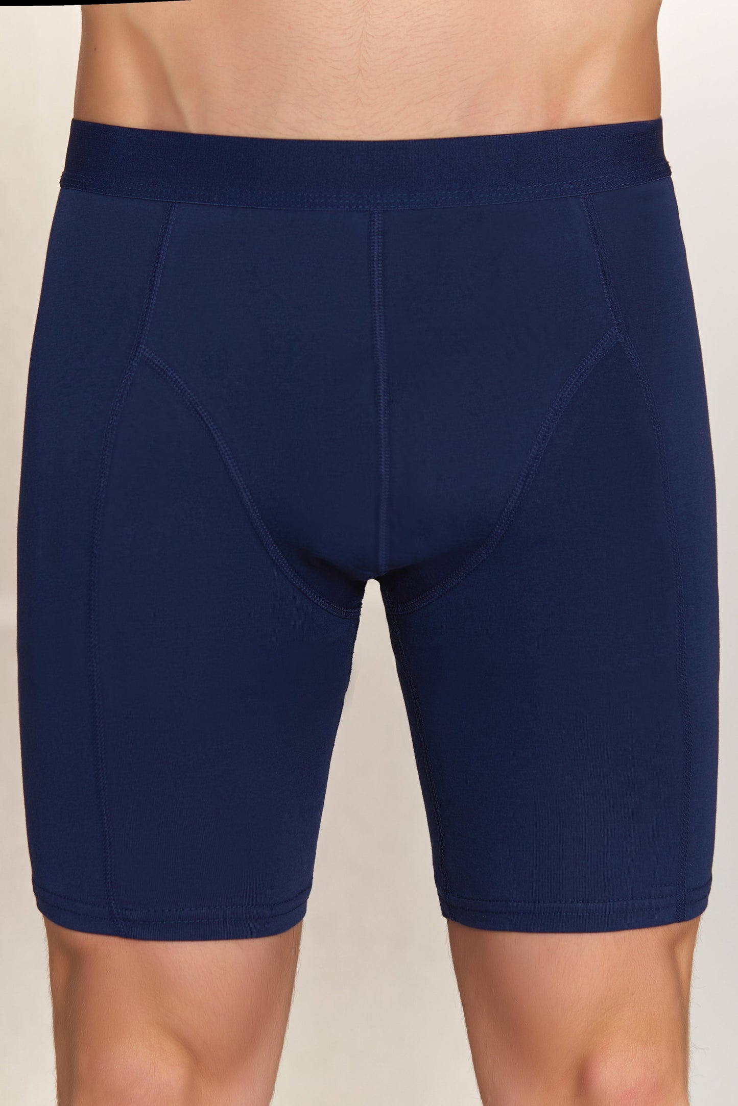 Herren Boxershorts extra lang in verschiedenen Farben 95% Baumwolle