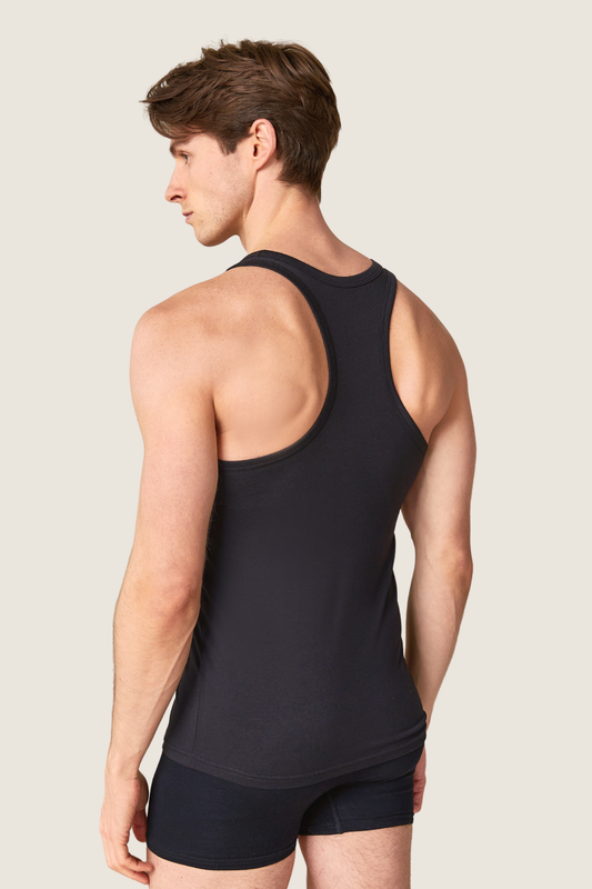 Baumwoll Tanktop Lycra Jersey Racerback