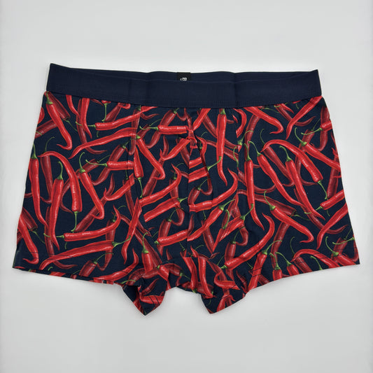 Herren Boxershorts Premium Design Peperoni 95% Baumwolle