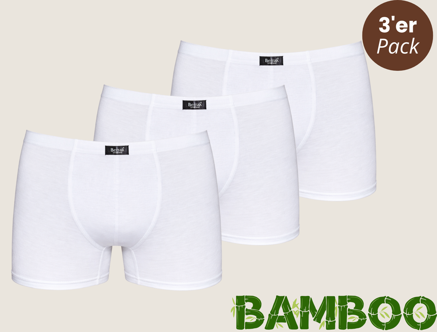 3er-Pack Bambus Boxershorts