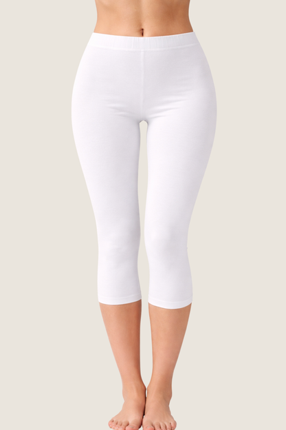 Baumwoll Leggings lang