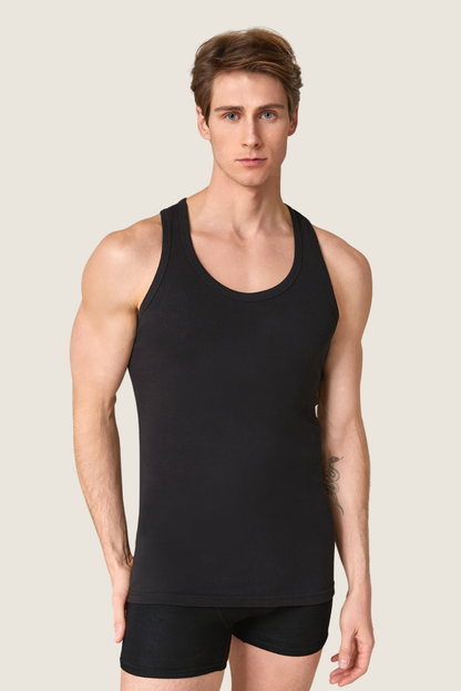 Baumwoll Tanktop Ribana Racerback