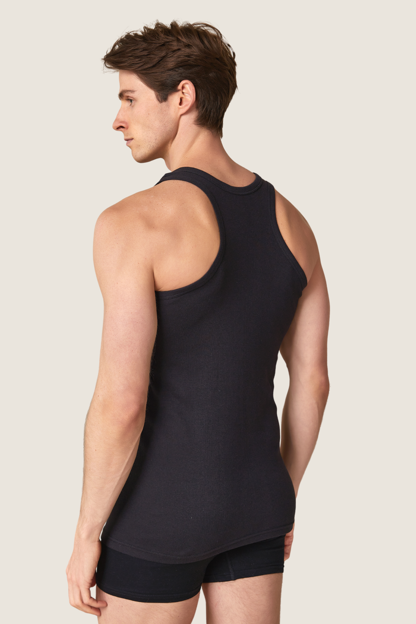 Baumwoll Tanktop Ribana Racerback