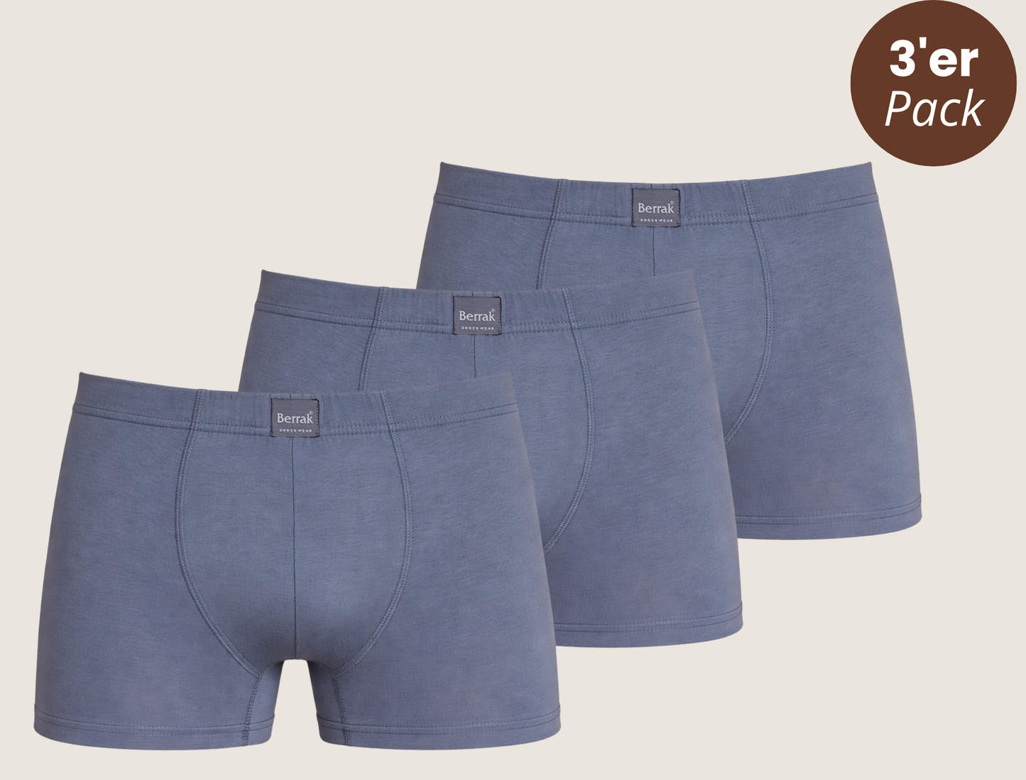 3er-Pack Baumwoll Boxershorts
