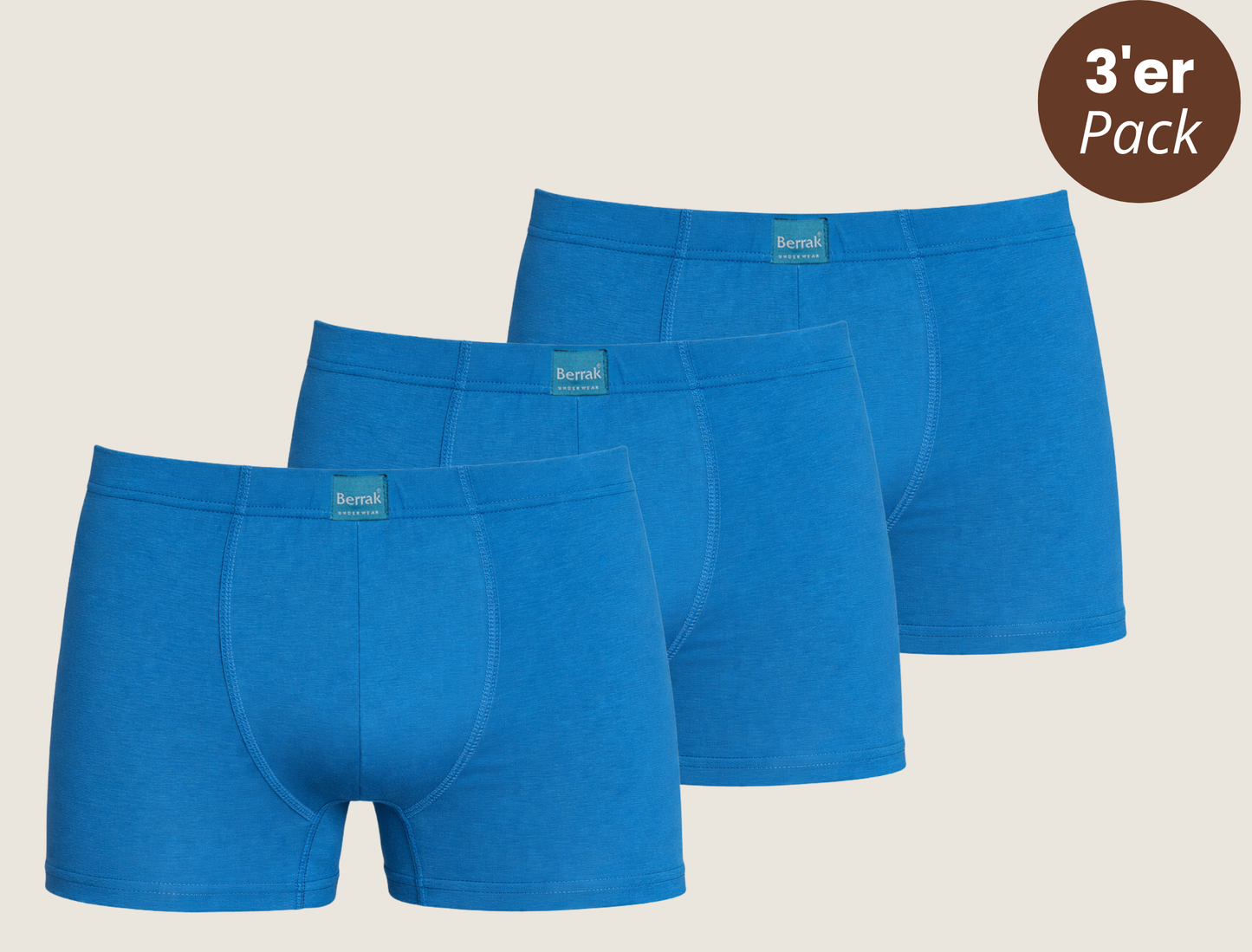 3er-Pack Baumwoll Boxershorts