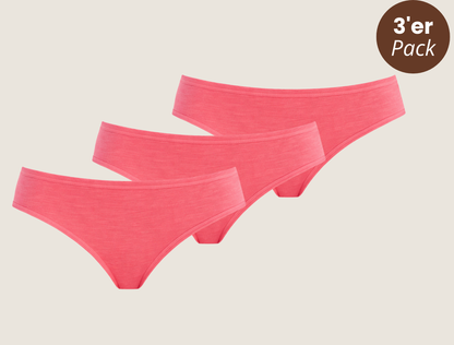 3er-Pack Viskose Slip