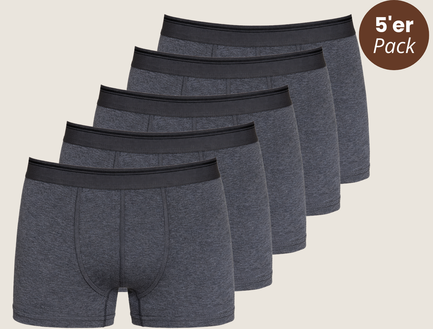 5er-Pack Baumwoll Boxershorts Lycra