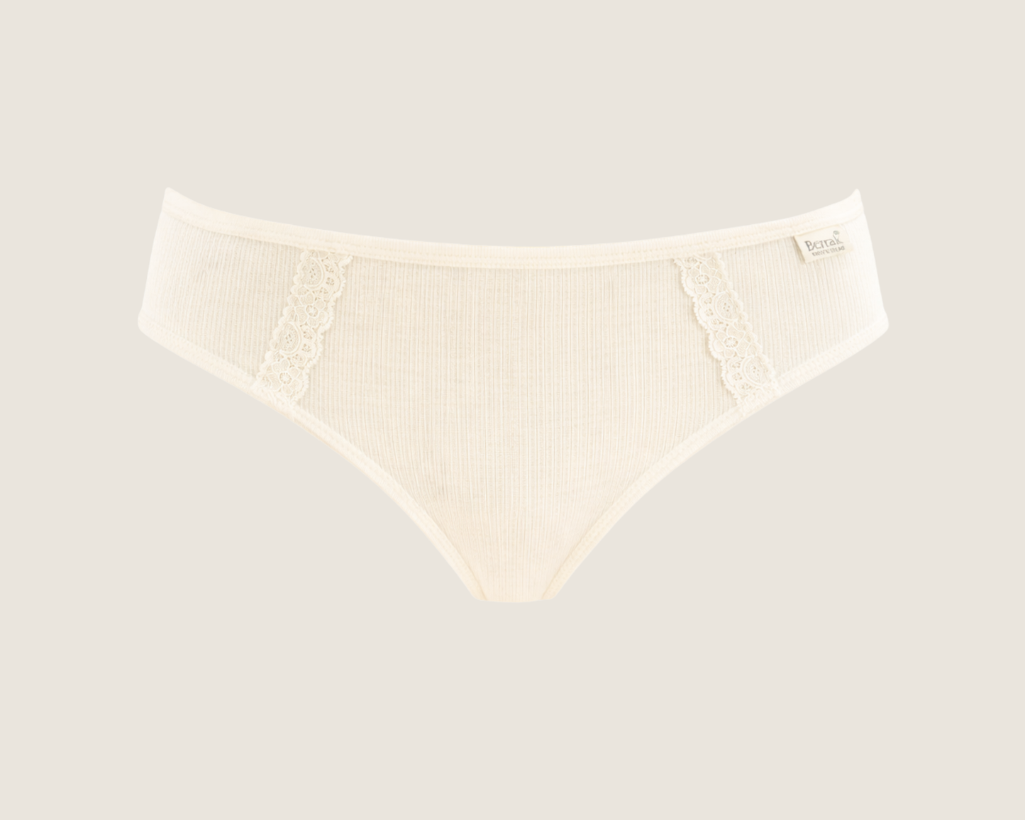 Viskose Slip mit Spitze