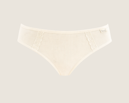 Viskose Slip mit Spitze