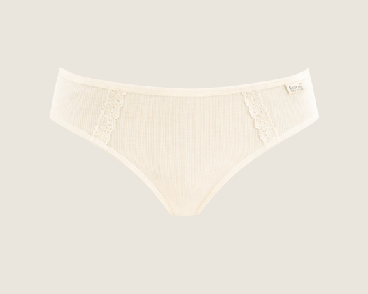 Viskose Slip mit Spitze