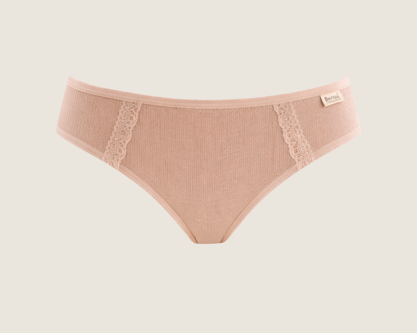 Viskose Slip mit Spitze