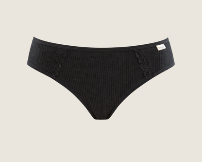 Viskose Slip mit Spitze