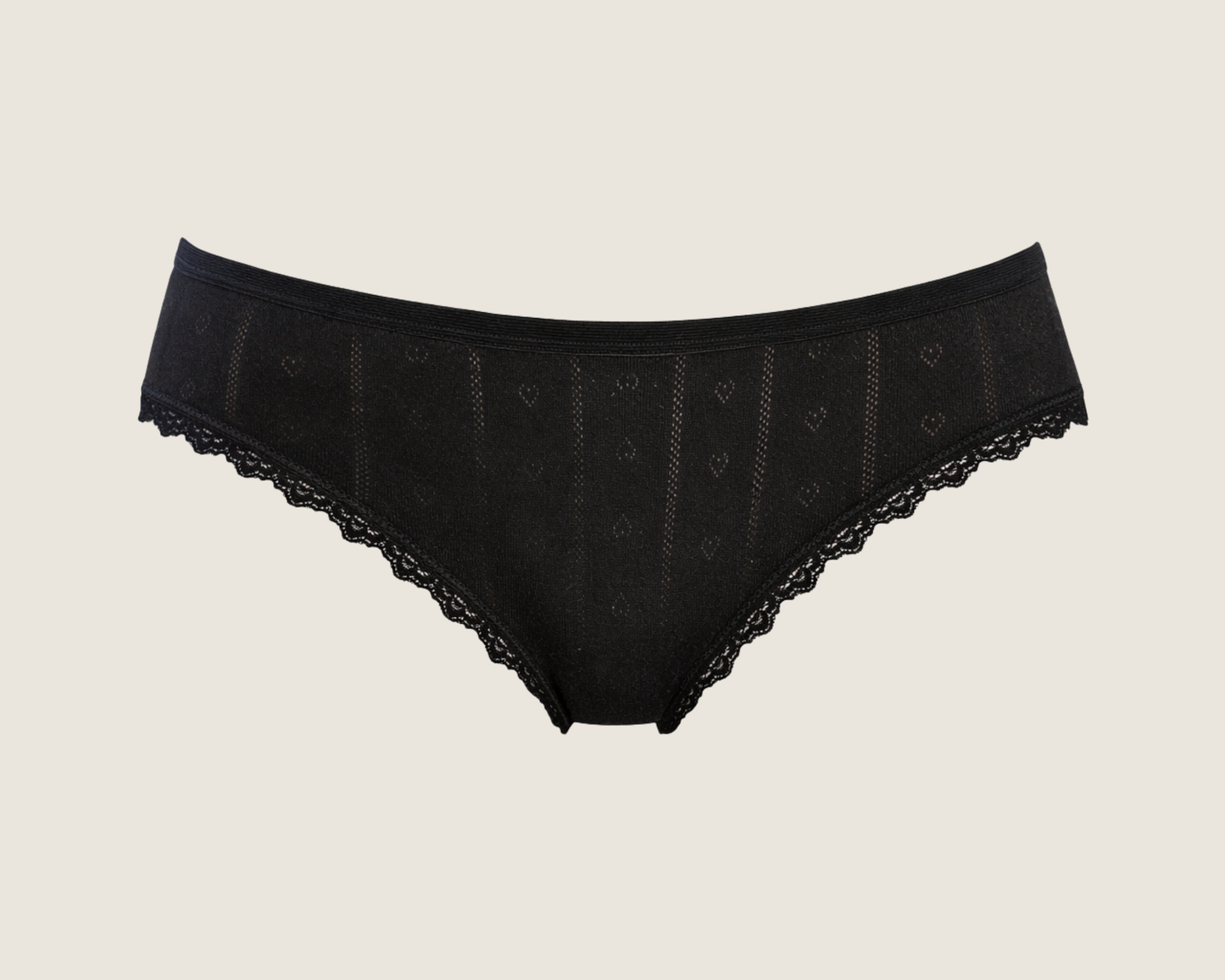 Baumwoll Slip mit Spitze