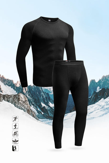 Herren Thermounterwäsche in anthrazit & schwarz