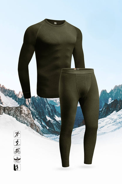 Herren Thermounterwäsche in anthrazit & schwarz