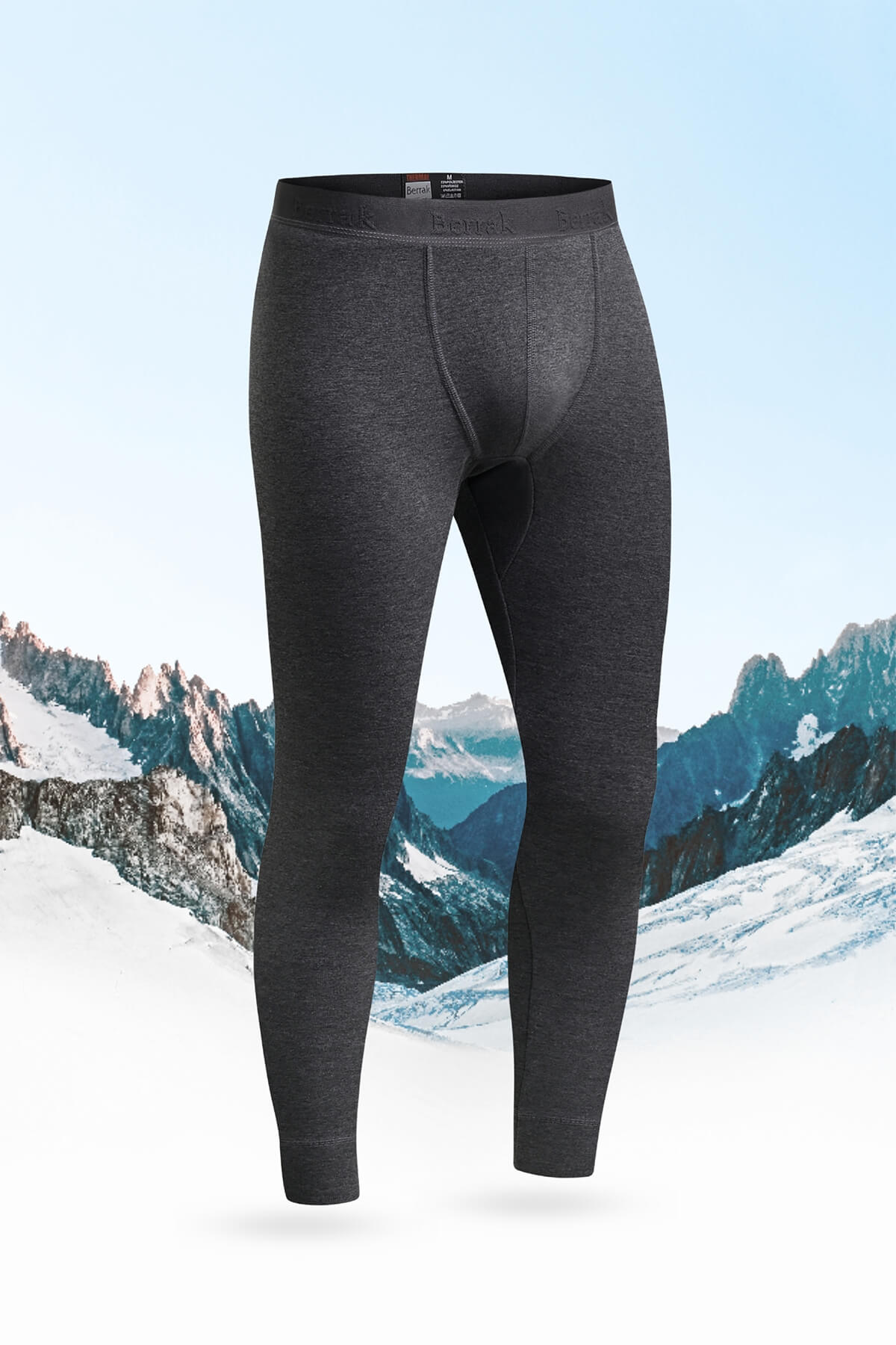 Herren Thermounterwäsche in anthrazit & schwarz