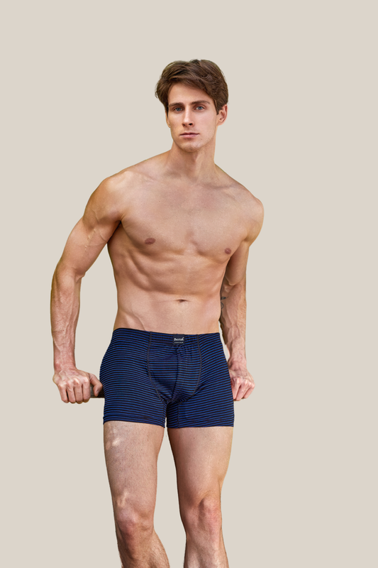 Baumwoll Boxershorts Streifenmuster