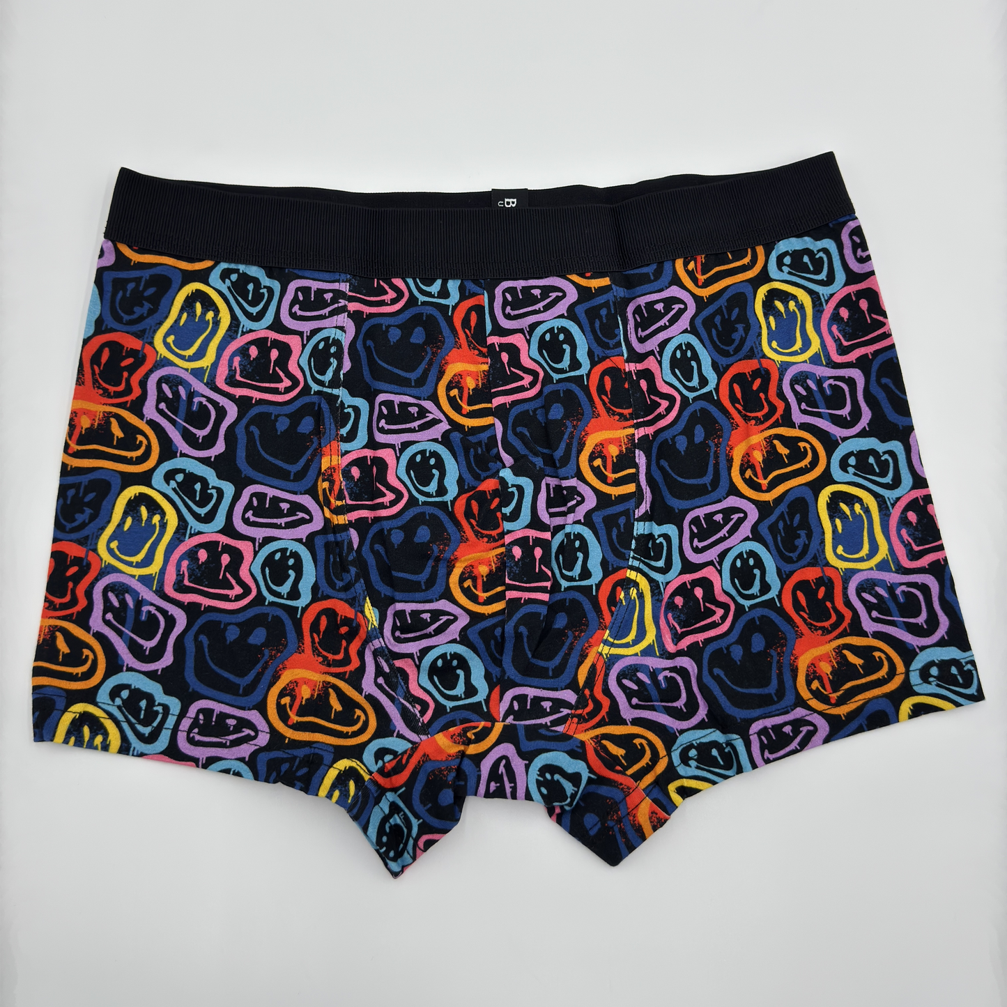 Herren Boxershorts Premium Design Smiley 95% Baumwolle