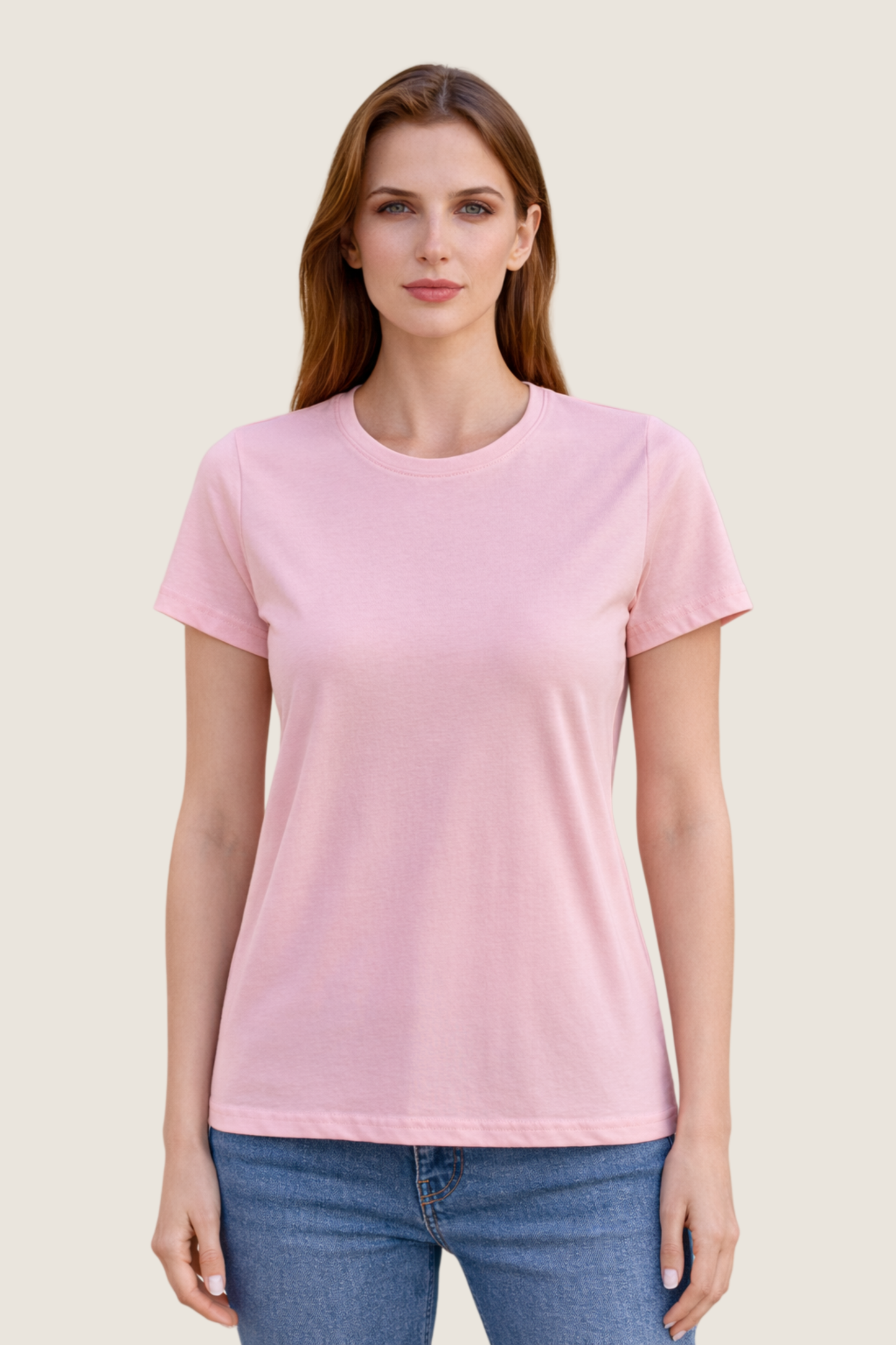 Baumwoll T-Shirt Basic kurzarm