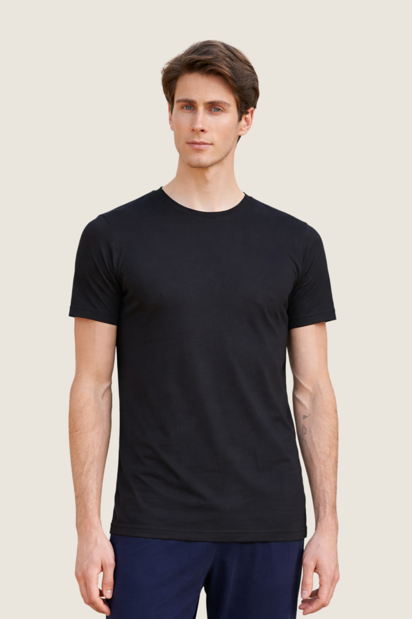 Baumwoll T-Shirt Basic kurzarm