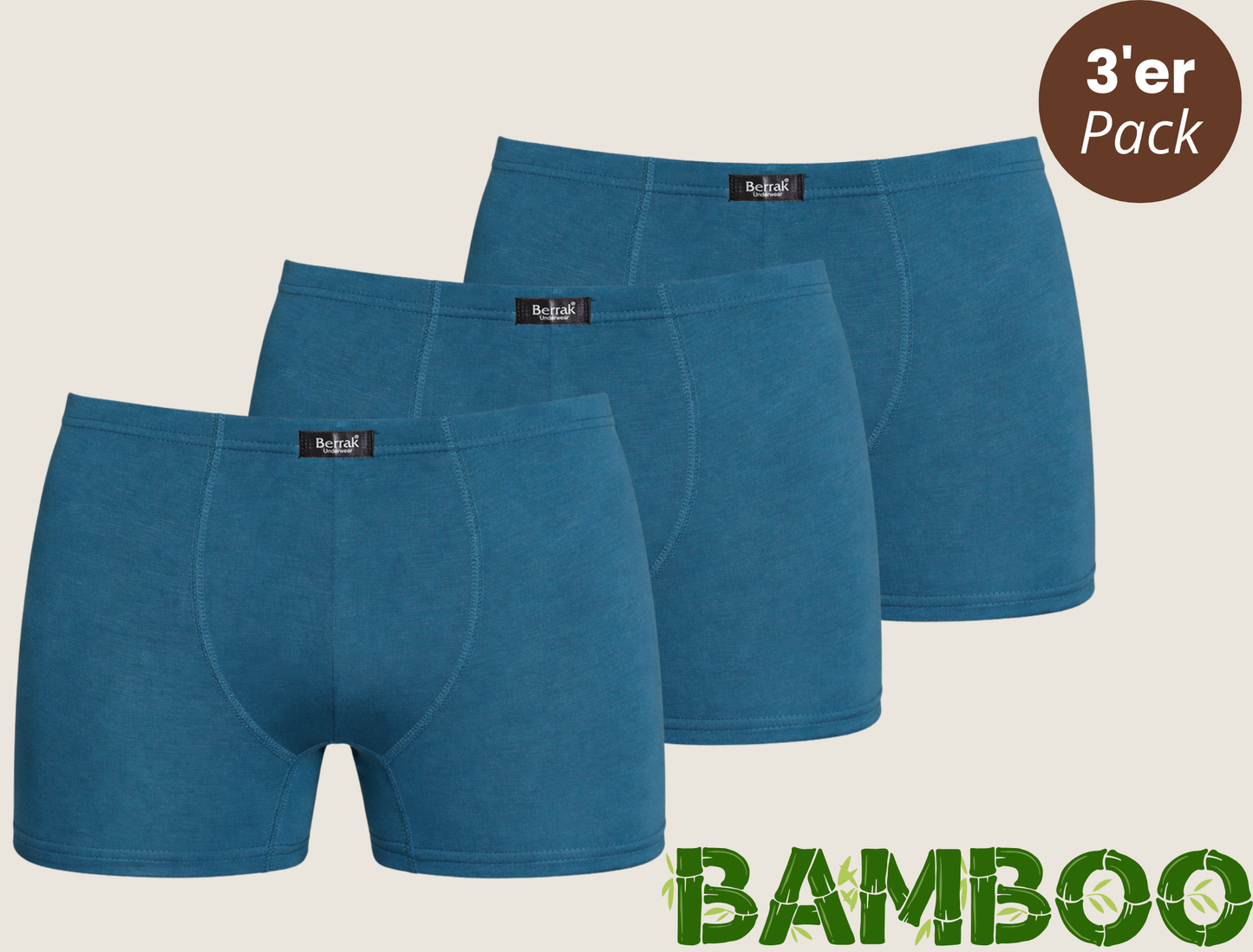 3er-Pack Bambus Boxershorts