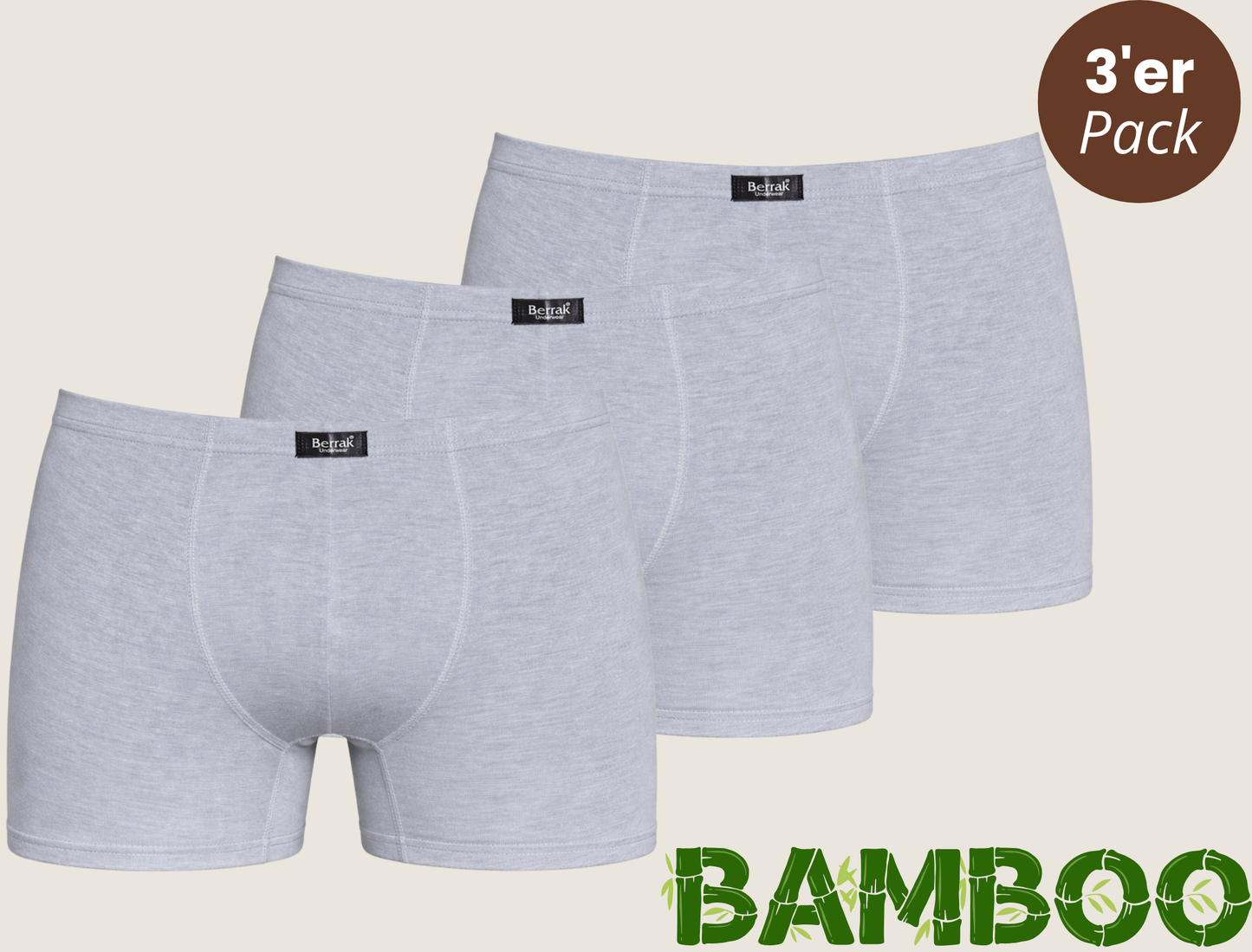 3er-Pack Bambus Boxershorts